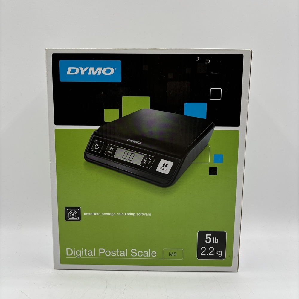 NEW! DYMO M5 Digital Postal Scale 5 Lb Weight Letters & Packages Up To 5 lbs.